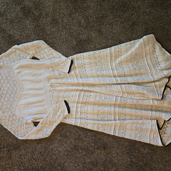 Anthropologie Victorian Cream Long Sleeve Maxi Dress XXL - Picture 10 of 12